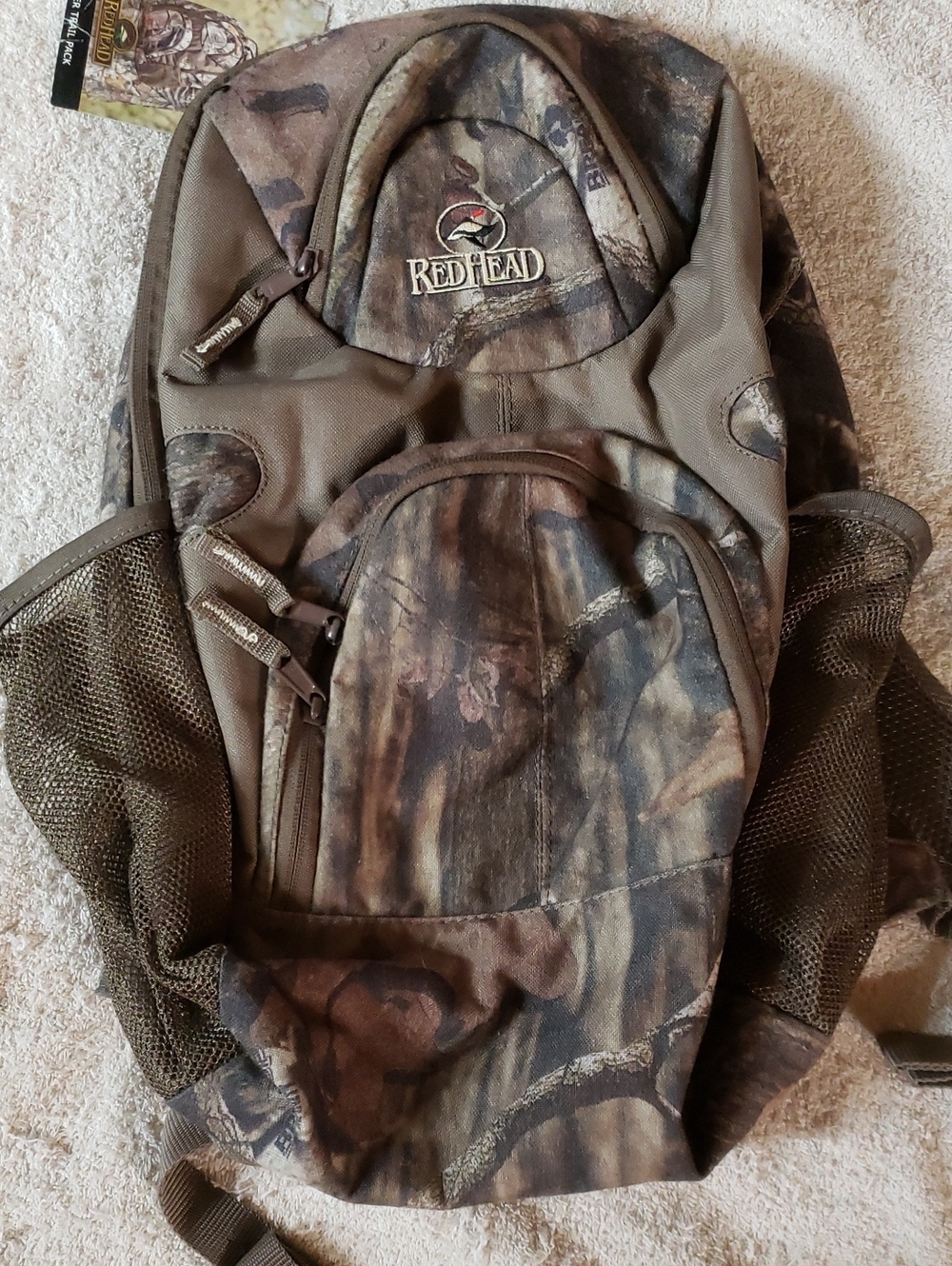 RedHead Camo Men's Backpack in Brown and Olive